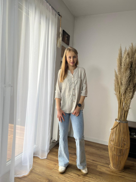 Dżinsy dzwony (jasne)